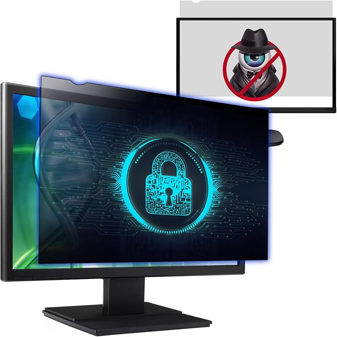 Computer Privacy Screen Filter for 23 Inch 16:9 Widescreen Monitor, by Izmapaic