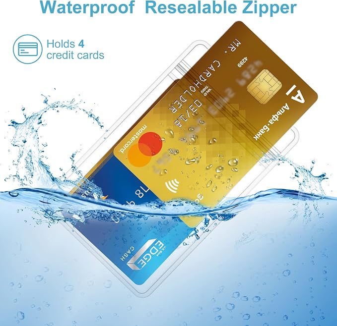 ABEYATH 50Pack Extra Thick ID Card Name Badge Holder Heavy Duty Waterproof - Image 3