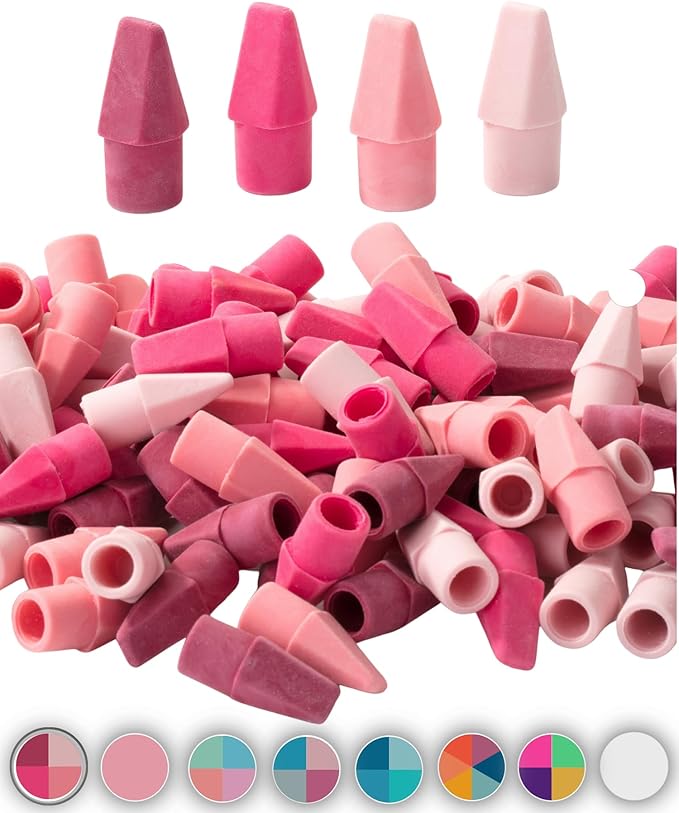 Mr. Pen- Pencil Erasers Toppers, 120 Pack, Erasers by MrPen