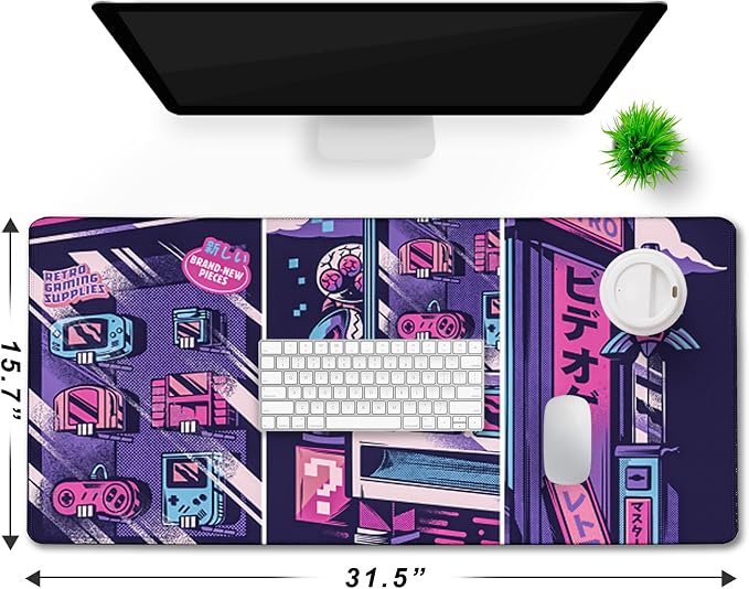 Japanese Comic Desk Mat Large Office Desk Pad, Gaming Mouse Pad, Big Mousepad - Image 6