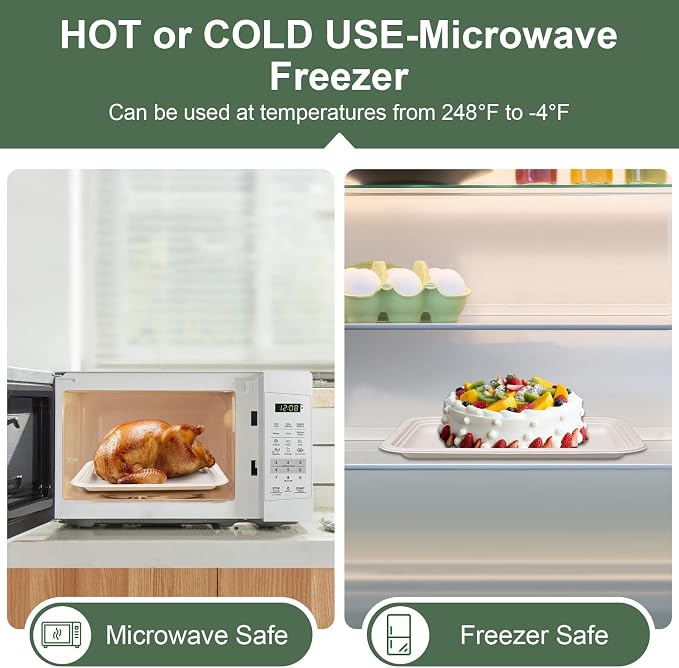 14 Inch Disposable Food Trays, 30 Pack | Heavy Duty Paper Plates, Disposable - Image 6