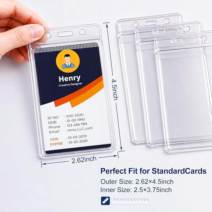 30 Pack ID Badge Holder - Image 2