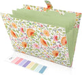 SKYDUE Accordion File Organizer, Floral Expanding File Folders by SKYDUE