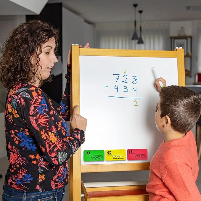 OWLKELA Dry Erase Erasers, Magnetic Whiteboard Erasers 8 Pack - Image 6