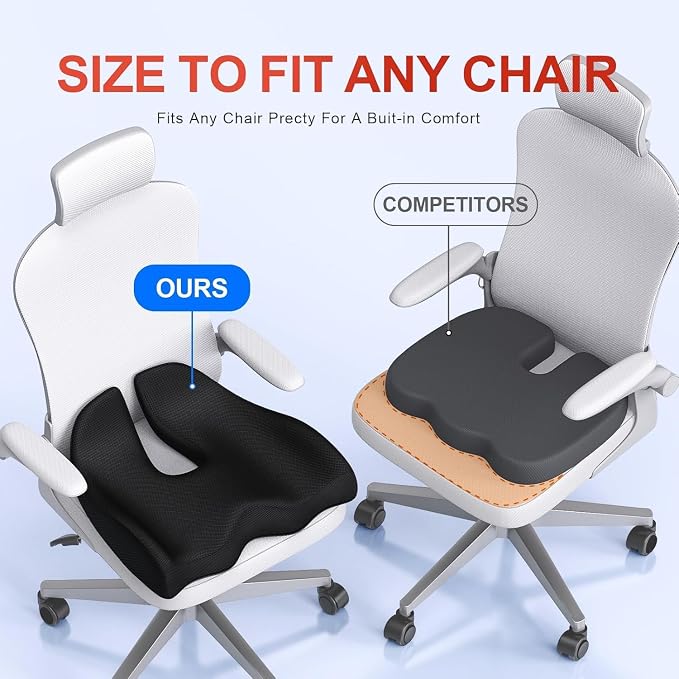 Benazcap Seat Cushion Office Chair Cushions Butt Pillow - Image 2
