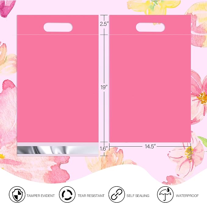 Poly Mailers 14.5x19 inch 50 Pcs, Upgrade Design Tamper Proof Mailers Poly Bags - Image 2
