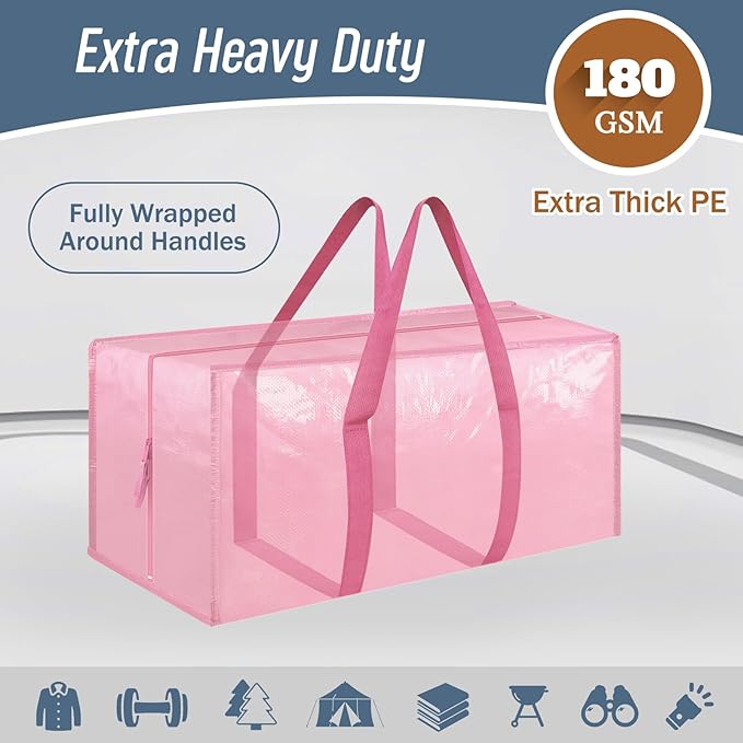 12 Pack Extra Heavy Duty Large Moving Bags - Image 2