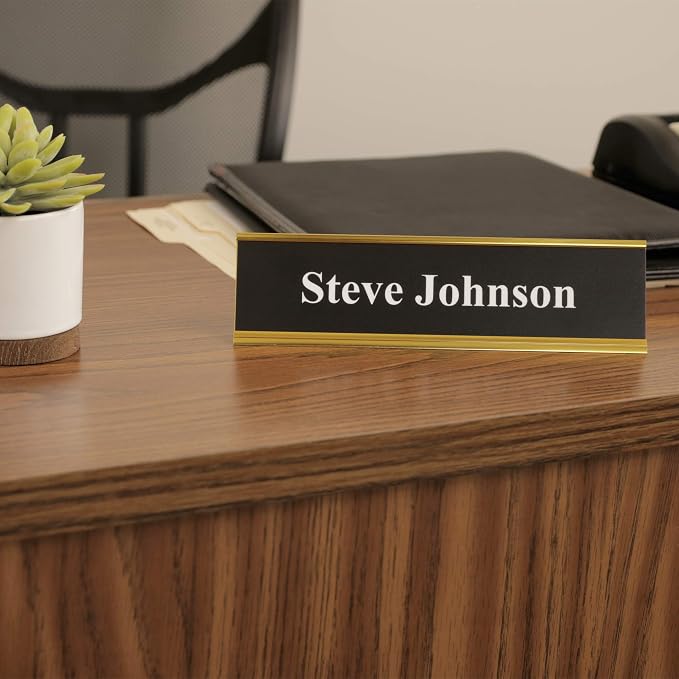 ExcelMark 2"x 8"Aluminum Name Plate Holder - Image 5
