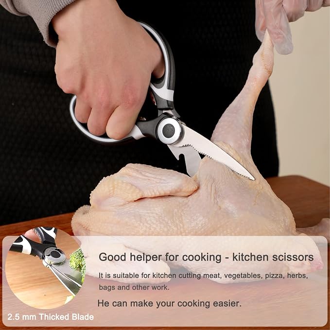 OMDAR Kitchen Scissors 3 Pack - Image 7