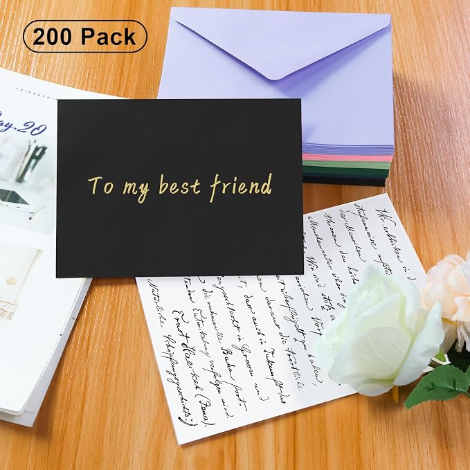 200 Pack A7 Envelopes, 5.24 x 7.24 in Envelopes - Image 4
