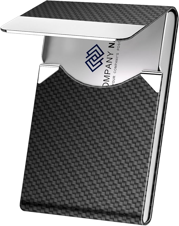 Business Card Holder, Metal Slim Business Card Case, Pocket Card Holder by DMFLY