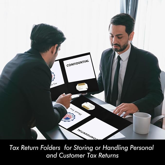 50 Pcs Tax Return Folders Bulk - Image 3