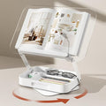 Acrylic Book Stand with Storage, Adjustable Book Holder by BYMECOST