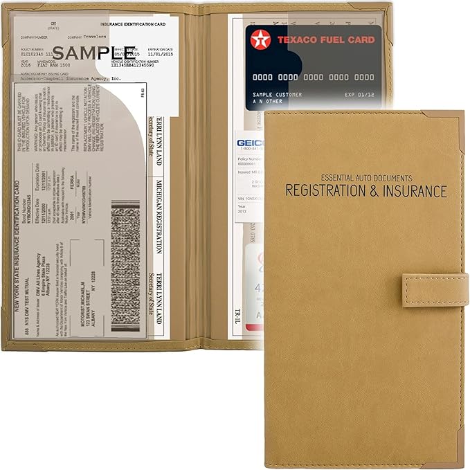 Auto Insurance and Registration Card Holder by PlusXpres