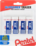 Pentel Hi-Polymer Block Eraser Small White by PentelofAmerica