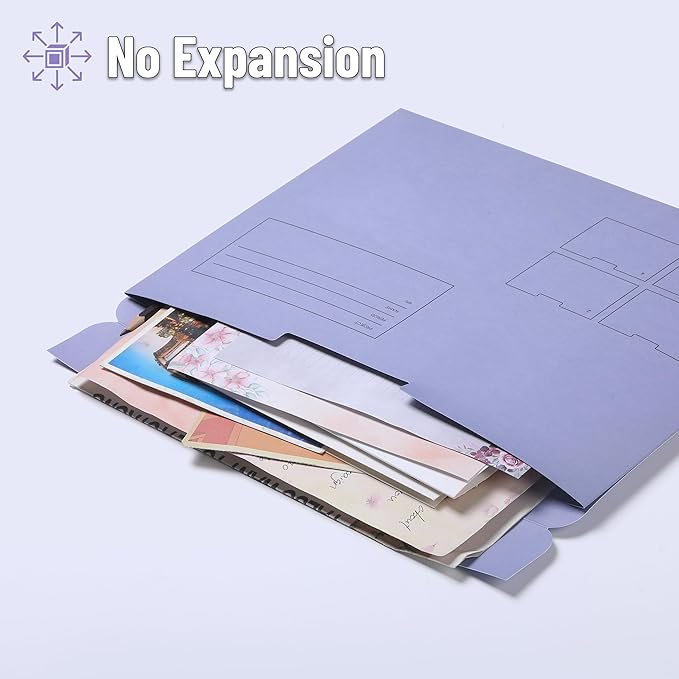 Mr. Pen- Paper Pocket File Folder, 6 Pack, Letter Size | File Jacket Flat Folder - Image 5