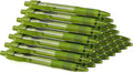 deegtran Pens Bulk, 30 Pack No Bleed Sage Green Ink Click Pens by DEEGTRANPENS