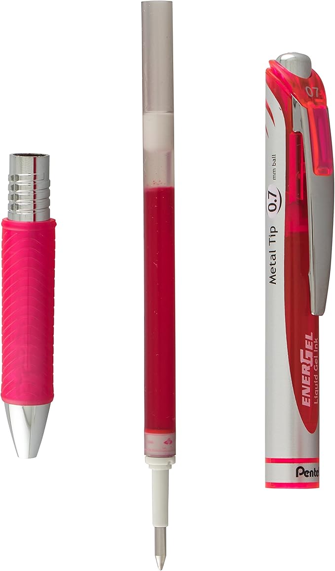 Pentel EnerGel RTX Retractable Liquid Gel Pen, Metal Tip, Medium Line - Image 5