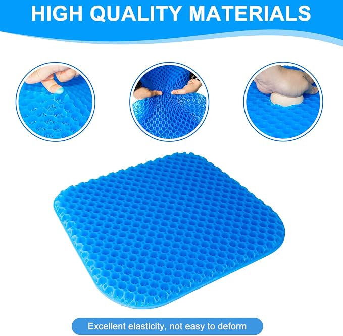 Shouken Large Gel Seat Cushion for Long Sitting - Image 5