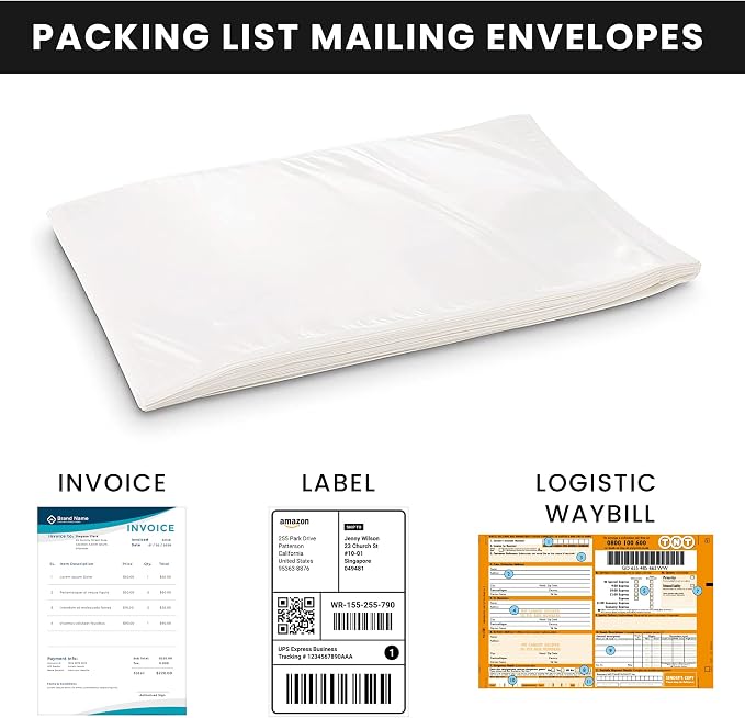 Shipping Label Sleeves 500Pcs, 7.5x5.5 Inches - Image 2