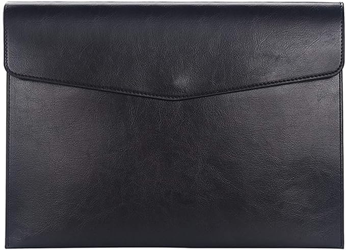 PU Leather A4 File Folder Document Holder Envelope Folder Case by enyuwlcm
