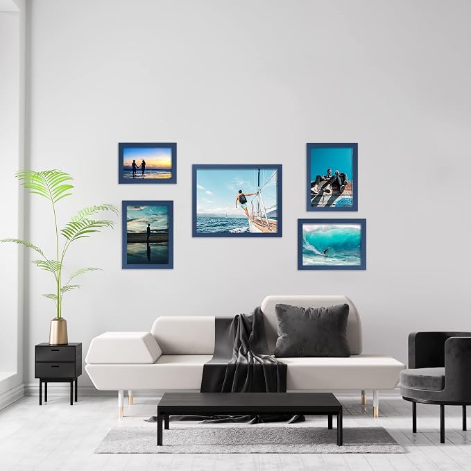 ELSKER&HOME 5x7 Picture Frame Navy Blue - Image 3