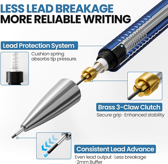 WUO 8PCS Mechanical Pencil Set - Image 4