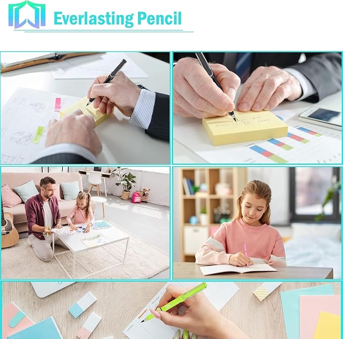 6 Sets Everlasting Pencil, Infinity Pen, NO-Sharpening Pencils - Image 6
