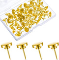 30 Pieces Push Pins, Metal Thumb Tacks by Shimeyao