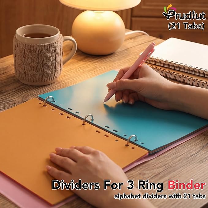 21-Tab A-Z Alphabet Binder Dividers - Image 3
