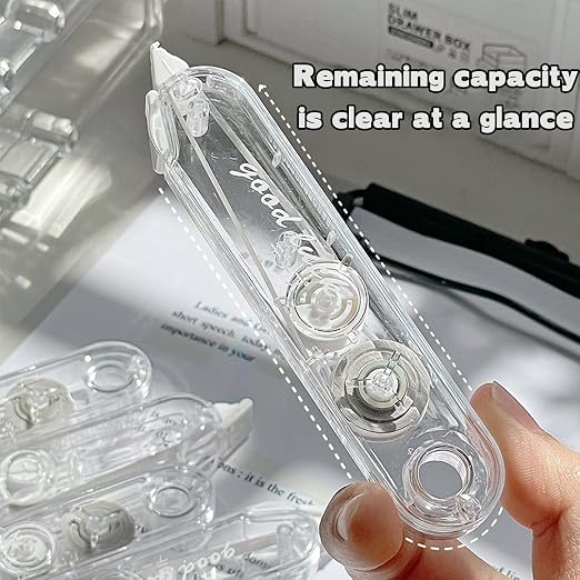5 Pack Correction Tape, Correction Types Pen Correction Tape Pens Transparent - Image 4