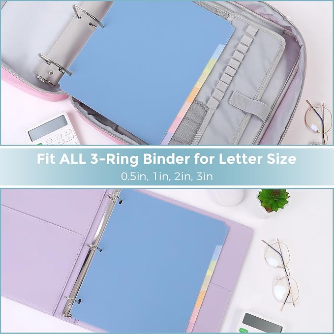 SKYDUE Durable Plastic 8-Tab Dividers, Big Tab Dividers - Image 4