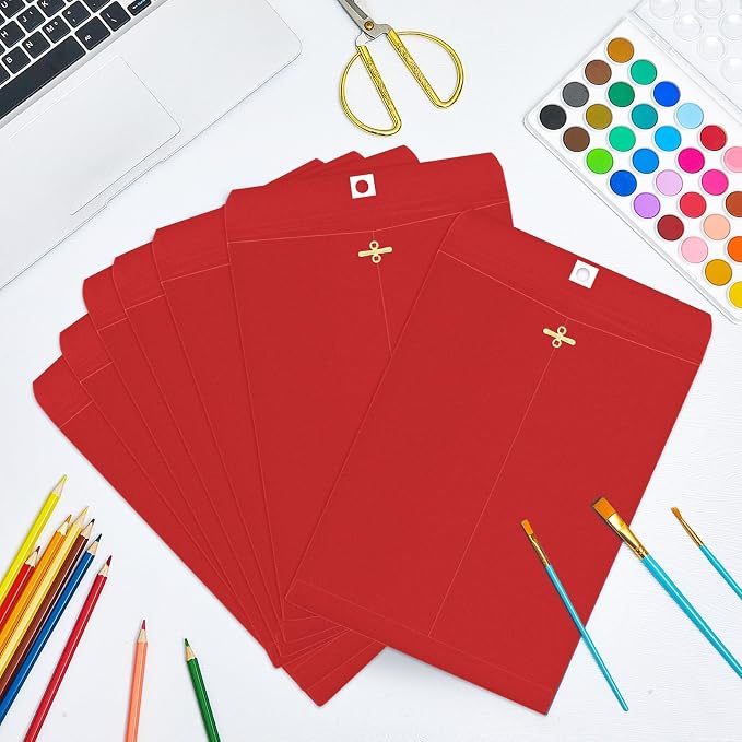 Geyee 20 Pcs 9 x 12 Inch Clasp Envelopes Letter Size Mailing Envelopes - Image 6