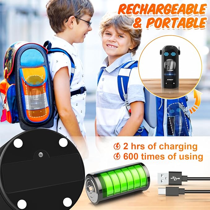 AFMAT Electric Pencil Sharpener, Fully Automatic Colored Pencil Sharpener - Image 5