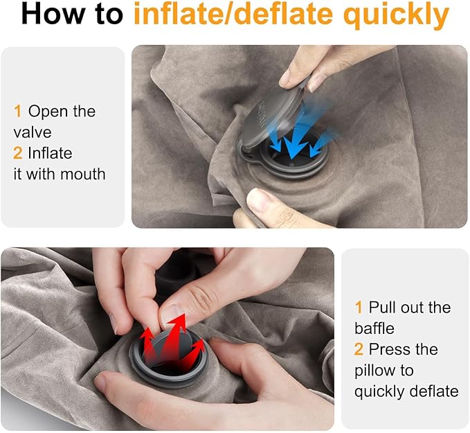 Inflatable Travel Foot Rest Pillow, Kids Airplane Bed, Adjustable Height Leg - Image 6