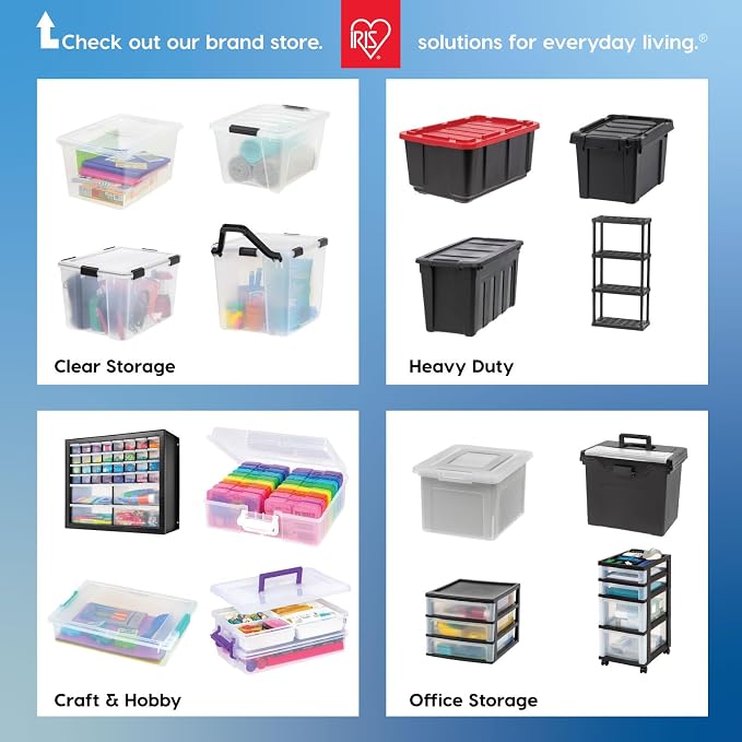 IRIS USA 13 QT Plastic Storage Box - Image 2