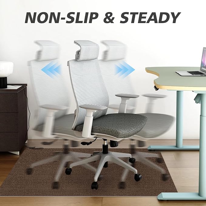Sycoodeal Office Chair Mat for Hardwood Floor, Office Computer Gaming Chair Mat - Image 2