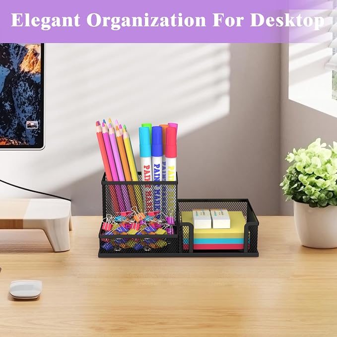 SUPEASY Pen Holder Desk Organizer, Desk Accessories and Workspace Organizers - Image 5