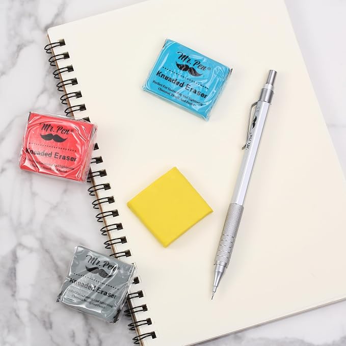 Mr. Pen- Kneaded Eraser, 4 Pack, Kneaded Erasers - Image 5