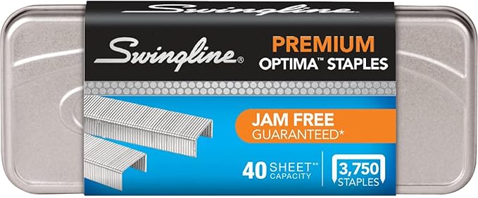 Swingline Staples, Premium for Desktop Staplers, 1/4" Length, Jam Free - Image 3