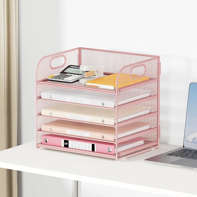 5 Tray Paper Organizer Letter Tray - Image 6