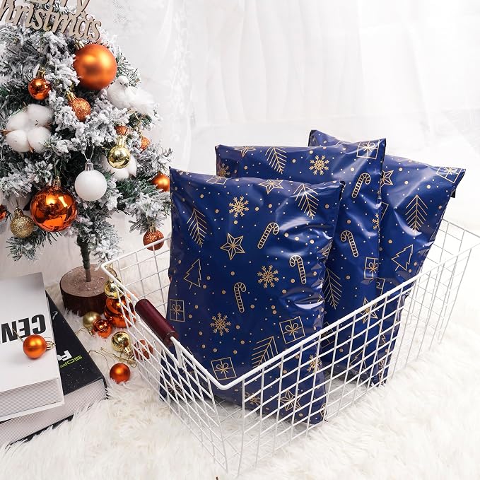 Christmas Poly Mailer 10x13 Inch 25 Pcs, Waterproof and Tear-Resistant Shipping - Image 6