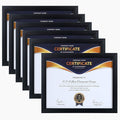 ELSKER&HOME 8.5x11 Picture Frame Certificate Document Frame 6 Pack Glass | by ELSKERHOME