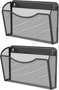 MINDEPOT Wall File Organizer, Hanging Wall Mounted File Folder Holder Mail by MINDEPOT