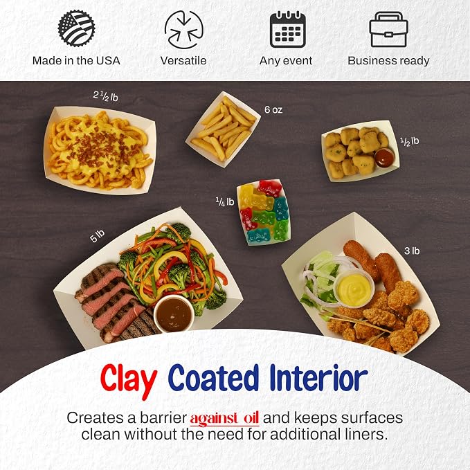 MT Products Classy Plaid Hotdog Trays 2 1/2 lb. - Image 3