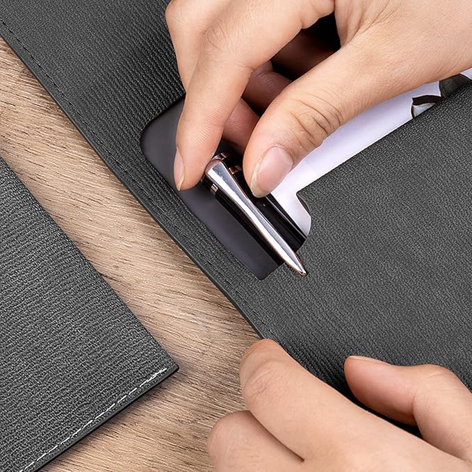 VANRA 1 Piece PU Leather Envelope File Folders A4 Paper Document Filing - Image 3