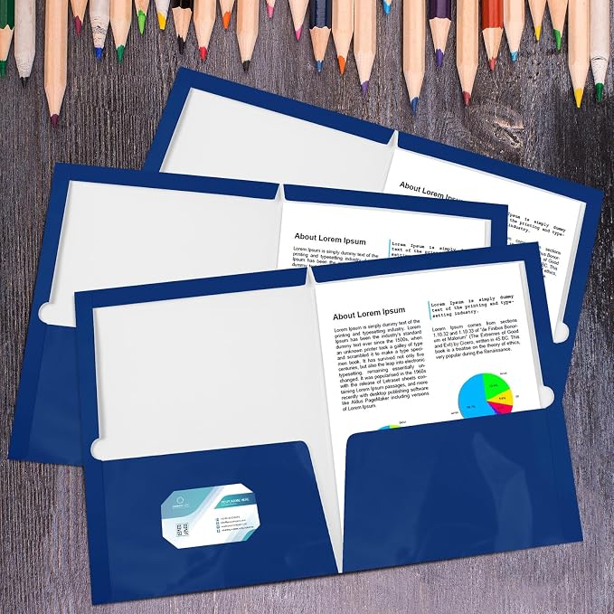 Yeaqee 100 Pack Folders Bulk - Image 5
