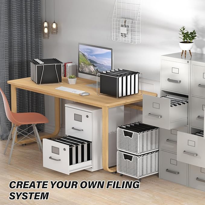 Ansook Extra Capacity Hanging File Folder Letter Size, Heavy Duty 2" Expansion - Image 7