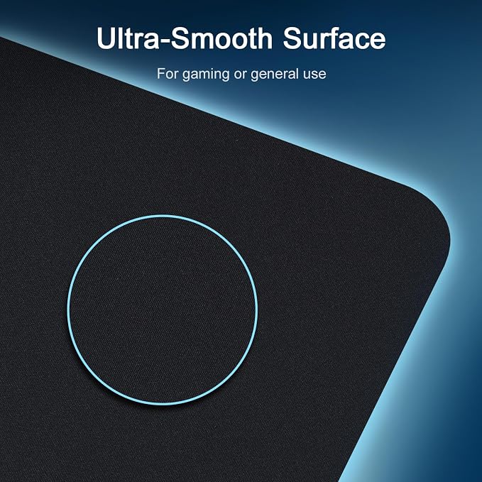 Senetem XXL Large Mouse Pad, Ultra-Smooth Gaming Mousepad, Non-Slip Rubber Base - Image 3