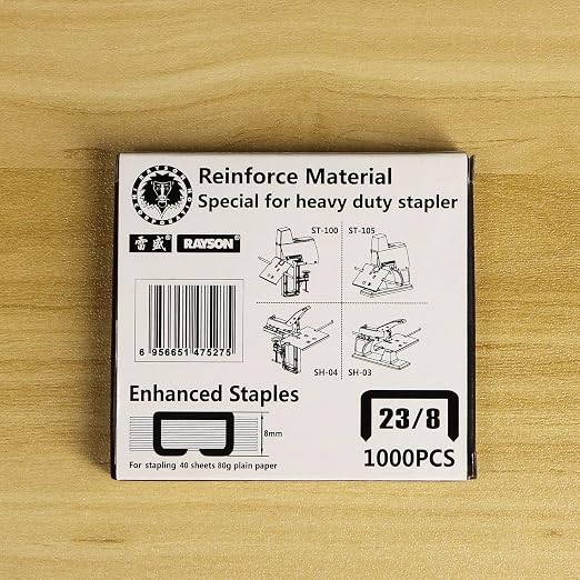 Rayson Heavy Duty Staples, 5/16" Leg Length, 1/2" Width, 2000 Staples - Image 5